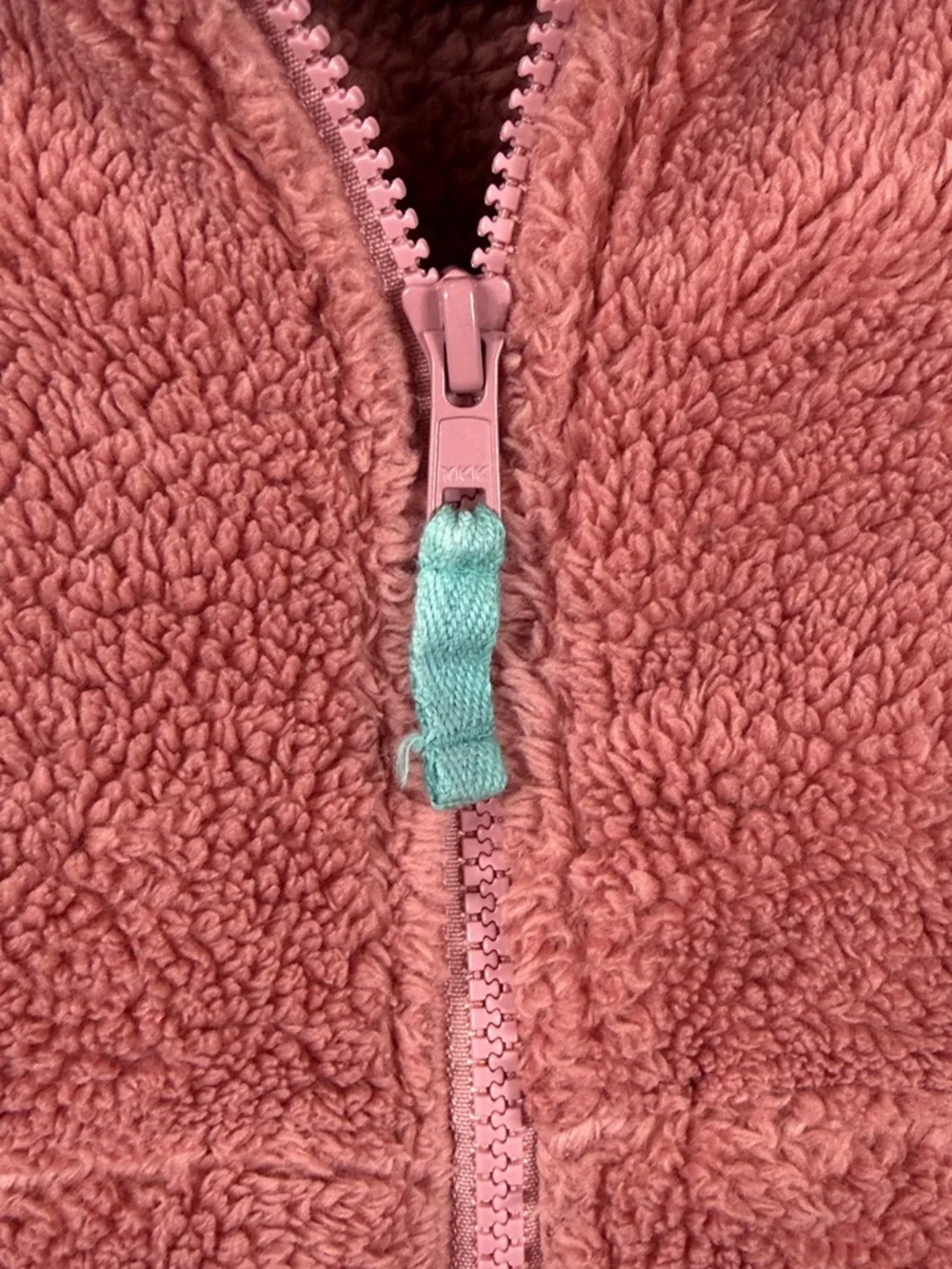 Mini Boden Mauve Pink Sherpa Fleece Zip-Up Jacket. Size 3-4Y. Cozy with‎ Pockets